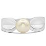Round Freshwater Cultured Pearl Ring In 14 Karat White Gold Image-1