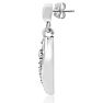 Diamond Accent Heart Dangle Earrings Image-4