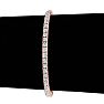 3 Carat Diamond Tennis Bracelet In 14 Karat Rose Gold, 7 Inches Image-5