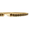 2 1/4 Carat Chocolate Bar Brown Champagne Diamond Tennis Bracelet In 14 Karat Yellow Gold, 6 Inches Image-3