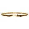 2 3/4 Carat Chocolate Bar Brown Champagne Diamond Tennis Bracelet In 14 Karat Yellow Gold, 7 1/2 Inches Image-2