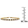 3 1/2 Carat Chocolate Bar Brown Champagne And White Diamond Tennis Bracelet In 14 Karat Yellow Gold, 9 Inches Image-4