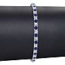 4 Carat Sapphire And Diamond Tennis Bracelet In 14 Karat White Gold, 8 1/2 Inches Image-5