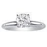 2 Carat Diamond Solitaire Engagement Ring In Platinum Image-1