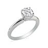 2 Carat Diamond Solitaire Engagement Ring In Platinum Image-3