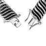 1 Carat Black Diamond Wave Bracelet. Our Most Beautiful And Dramatic Style! Image-4
