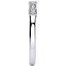 .05ct Ten Diamond Wedding Band In 10K White Gold Image-4
