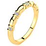 .05ct Ten Diamond Wedding Band In 10K Yellow Gold Image-2
