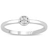 4 Diamond Promise Pave Ring in White Gold Image-1