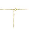 Dainty T Initial Sideways Necklace In Gold Overlay, 16 Inches Image-3
