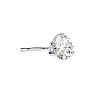 3/8 Carat Round Shape Single Diamond Stud Earring In 14 Karat White Gold, Martini Setting Image-1