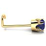 0.015ct 1.5mm Sapphire Nose Ring In 14K Yellow Gold Image-3