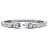 7 Carat Round Diamond Tennis Bracelet In 14 Karat Yellow Gold, 7 Inches Image-2