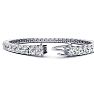 7 Carat Round Diamond Tennis Bracelet In 14 Karat Yellow Gold, 7 Inches Image-3