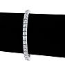 7 Carat Round Diamond Tennis Bracelet In 14 Karat Yellow Gold, 7 Inches Image-4