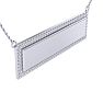 14K White Gold .38ct Diamond Bar Necklace With Free Custom Engraving, 18 Inches Image-2