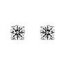0.28 Carat Colorless Diamond Earrings In 14 Karat White Gold Image-2