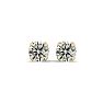 1 Carat Diamond Stud Earrings In 14 Karat Yellow Gold Image-2