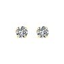 0.30 Carat Diamond Stud Earrings In 14 Karat Yellow Gold Image-2
