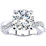 1 3/4 Carat Diamond Engagement Ring In 14K White Gold, 1 1/2 Carat Center Diamond, H-I I1-I2 Image-1