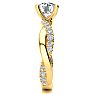 1 3/4 Carat Diamond Engagement Ring In 14K Yellow Gold, 1 1/2 Carat Center Diamond, H-I I1-I2 Image-4