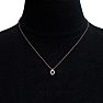 1/4 Carat Classic Diamond Heart Pendant in Rose Gold Image-5