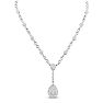14 Karat White Gold 6.77 Carat Handmade Diamond Necklace. SuperJeweler's Newest Incredible Fine Jewelry Statement Piece Image-2