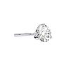 1 1/2 Carat Diamond Stud Earrings In Martini Setting 14 Karat White Gold Image-2
