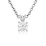 Nearly 1/4ct Diamond Solitaire Necklace With Free Chain.  Fiery Diamond At An Incredible Value!  Image-1