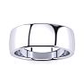 8MM High Grade Stainless Steel Wedding Band Image-1