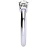 0.90 Carat Bar Set Three Stone Diamond Ring In 14K White Gold Image-4