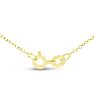 2 3/4 Carat Diamond Cross Necklace In 14 Karat Yellow Gold, 18 Inches Cable Chain Image-3