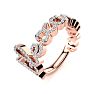 Personalized Diamond Name Ring In 14K Rose Gold - 9 Letters, 0.60cttw Image-2