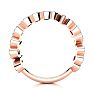 Personalized Diamond Name Ring In 14K Rose Gold - 9 Letters, 0.60cttw Image-3