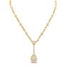 14 Karat Yellow Gold 6.77 Carat Handmade Diamond Necklace. SuperJeweler's Newest Incredible Fine Jewelry Statement Piece Image-2
