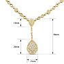 14 Karat Yellow Gold 6.77 Carat Handmade Diamond Necklace. SuperJeweler's Newest Incredible Fine Jewelry Statement Piece Image-5
