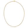 10 Carat Diamond Tennis Necklace In 14 Karat Yellow Gold Image-2