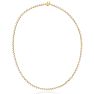 10 Carat Diamond Tennis Necklace In 14 Karat Yellow Gold Image-2