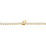 10 Carat Diamond Tennis Necklace In 14 Karat Yellow Gold Image-3