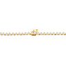 10 Carat Diamond Tennis Necklace In 14 Karat Yellow Gold Image-3