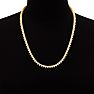 8.33 Carat Diamond Tennis Necklace In 14 Karat Yellow Gold, 17 Inches Image-6