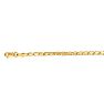 14 Karat Yellow Gold Kids Heart Bracelet, 5 1/2 Inches Image-1