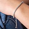 1/2 Carat Diamond Adjustable Bolo Slide Tennis Bracelet. Very Popular Bolo Diamond Bracelet! Image-1