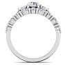 7/8 Carat Diamond Antique Style Bridal Set In 14 Karat White Gold Image-3