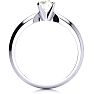 3/4 Carat Colorless Diamond Solitaire Ring in 14K White Gold Image-2