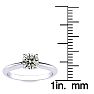 3/4 Carat Colorless Diamond Solitaire Ring in 14K White Gold Image-4
