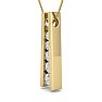 1/4 Carat Diamond Journey Ladder Necklace In 14 Karat Yellow Gold, 18 Inches Image-3