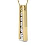 3/4 Carat Diamond Journey Ladder Necklace In 14 Karat Yellow Gold, 18 Inches Image-3