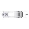 1 Carat Mens Diamond Band Ring In 14 Karat White Gold Image-5