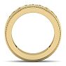 1 Carat Mens Diamond Band Ring In 14 Karat Yellow Gold Image-3